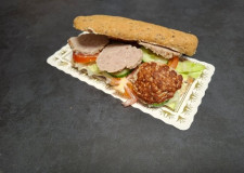 Sandwich med Frikadelle